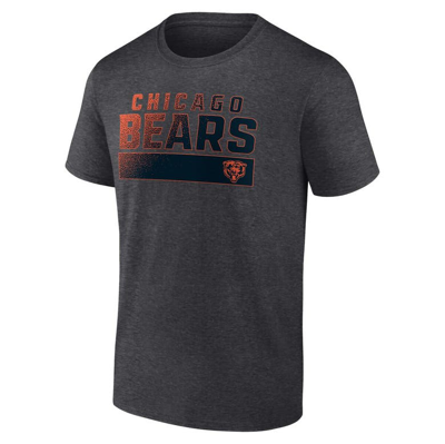 Shop Fanatics Branded  Charcoal Chicago Bears T-shirt