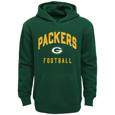 Shop Outerstuff Toddler Green/heather Gray Green Bay Packers Play By Play Pullover Hoodie & Pants Set