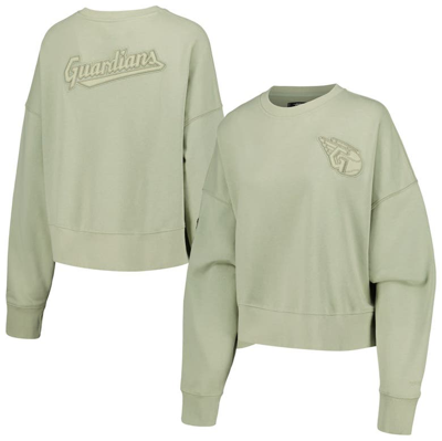 Shop Pro Standard Green Cleveland Guardians Fleece Pullover Sweatshirt