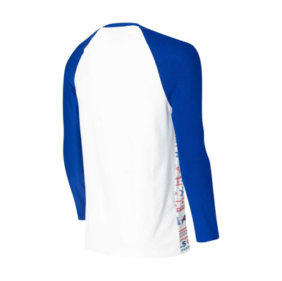 Shop Concepts Sport White/royal Buffalo Bills Tinsel Raglan Long Sleeve T-shirt & Pants Sleep Set