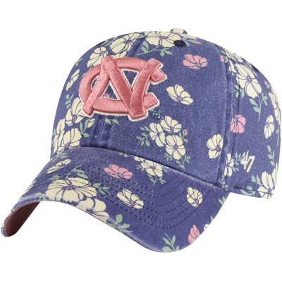 Shop 47 ' Navy North Carolina Tar Heels Primrose Clean Up Adjustable Hat