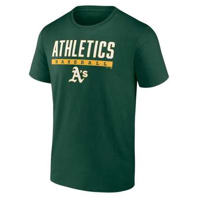Shop Fanatics Branded Green Oakland Athletics Power Hit T-shirt