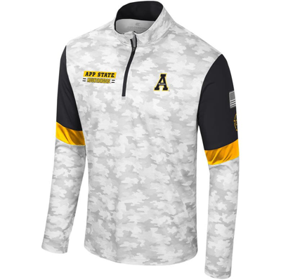 Shop Colosseum Camo Appalachian State Mountaineers Oht Military Appreciation Tomahawk Quarter-zip Windsh