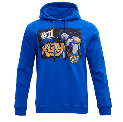 Shop Pro Standard Klay Thompson Royal Golden State Warriors Player Yearbook Pullover Hoodie