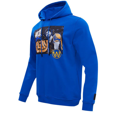 Shop Pro Standard Klay Thompson Royal Golden State Warriors Player Yearbook Pullover Hoodie