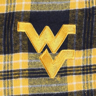 Shop Profile Navy West Virginia Mountaineers Big & Tall 2-pack T-shirt & Flannel Pants Set