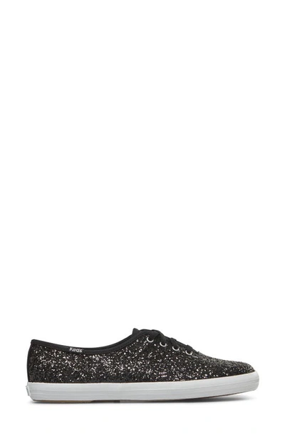 Keds Champion Glitter Sneaker In Black