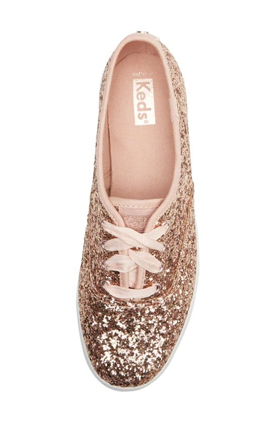 Shop Keds Champion Lace-up Sneaker In Rose Gold