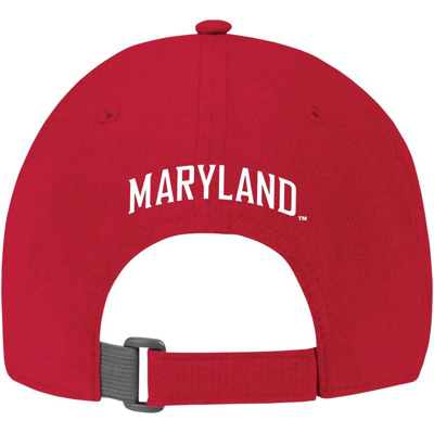 Shop Under Armour Red Maryland Terrapins Logo Adjustable Hat