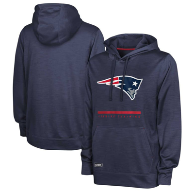 Shop Outerstuff Navy New England Patriots Speed Drill Streak Pullover Hoodie