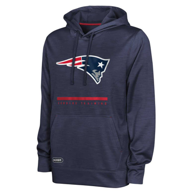 Shop Outerstuff Navy New England Patriots Speed Drill Streak Pullover Hoodie