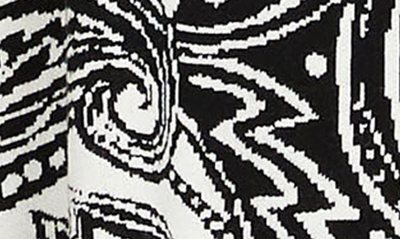 Shop Weekend Max Mara Carmine Abstract Print Jacquard Sleeveless Sweater In Ivory