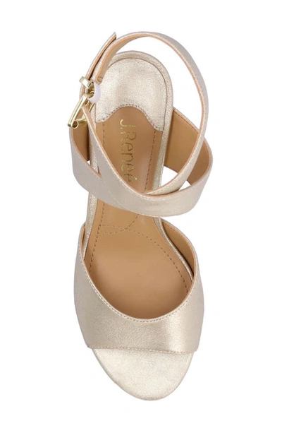 Shop J. Reneé Soncino Strappy Sandal In Gold