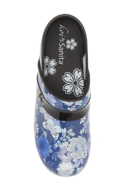 Sanita X Koi Scrubs Butterfly Melody Clog In Blue