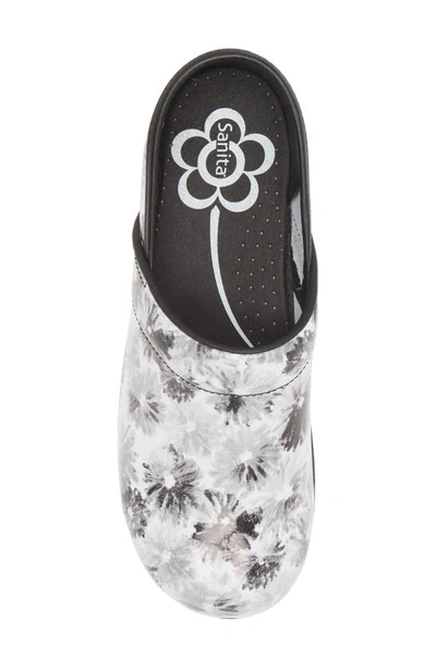 Sanita Inkwell Print Clog In Black