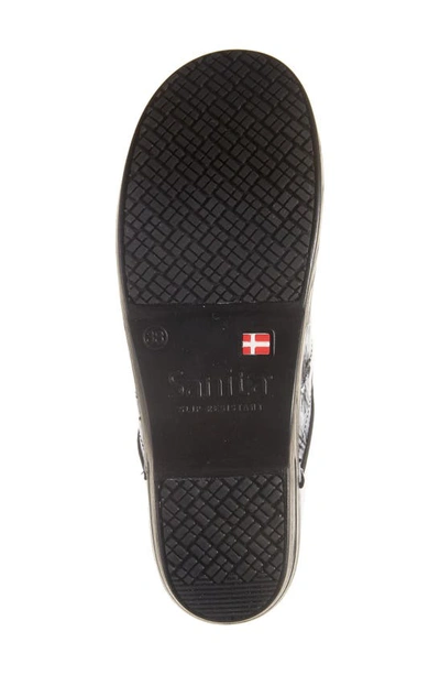 Sanita Inkwell Print Clog In Black