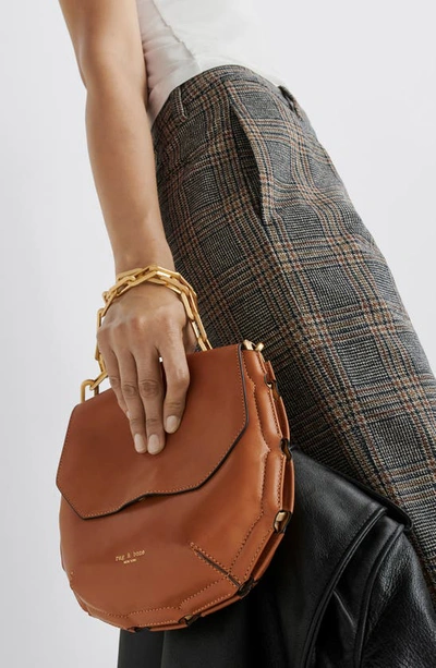 Rag & Bone Sadie Chain Leather Shoulder Bag In Tan