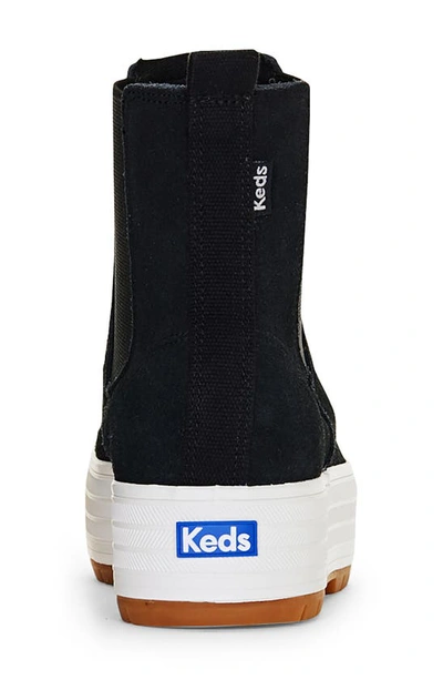 Keds The Platform Chelsea Boot In Black