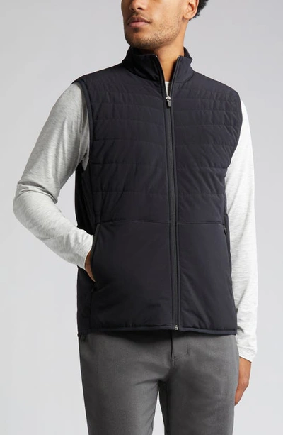 Shop Zella Raid Quilted Insulated Vest In Black