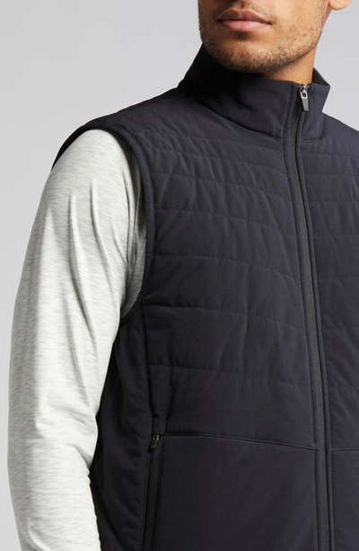 Shop Zella Raid Quilted Insulated Vest In Black