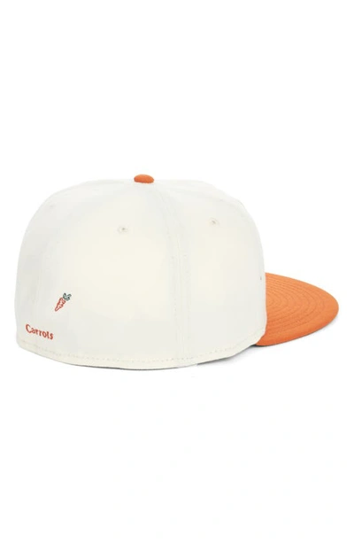 Shop Carrots By Anwar Carrots X New Era Top Soil Logo Embroidered Fitted Hat In Cream