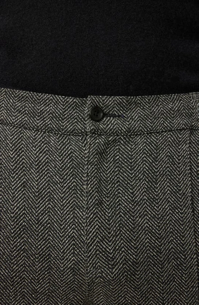 Shop Good Man Brand Herringbone Travel Pants In Black