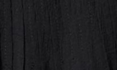 Mango Open Work Minidress In Black