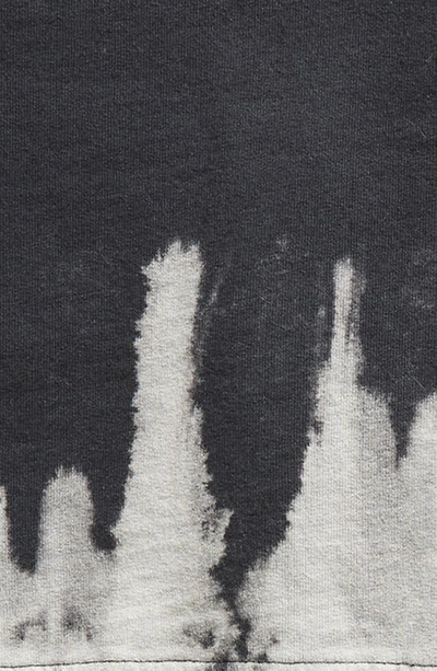 Shop Splendid Bleach Dye Sweatshirt & Joggers Set In Black