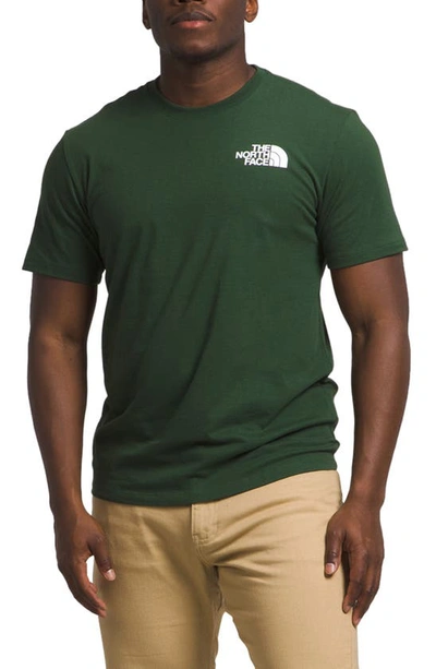 Shop The North Face Box Logo Graphic T-shirt In Pine Needle/photo Real/graphic