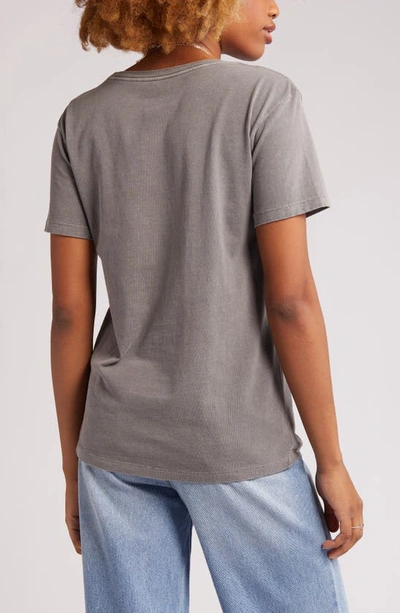 Shop Golden Hour Mount Fuji Graphic T-shirt In Washed Charcoal
