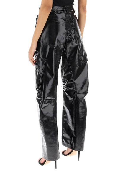 Shop Mvp Wardrobe Montenapoleone Cargo Pants In Nero (black)