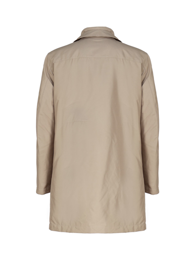 Shop Fay Waterproof Nylon Down Jacket In Camel