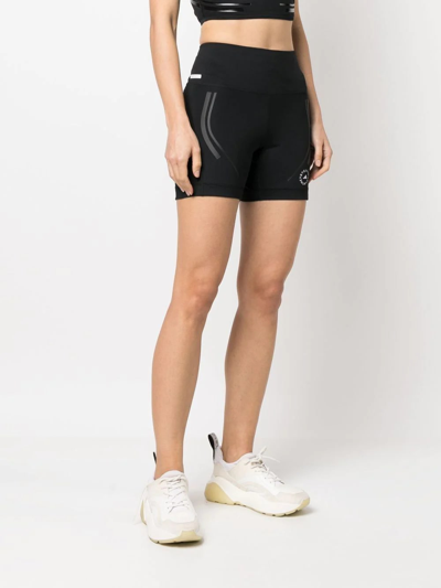 Shop Adidas By Stella Mccartney Short Ciclista In Black