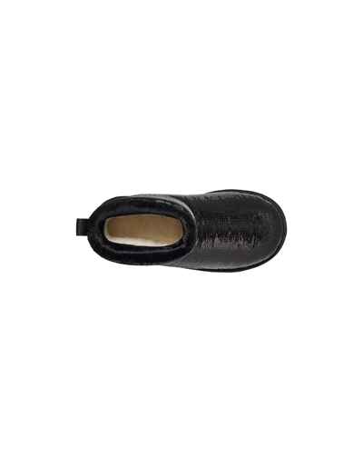 Shop Ugg Black Classic Mini Mirror Ball Boots In Nero