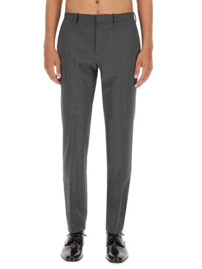 Shop Theory Regular Fit Straight Leg Pants In Grey