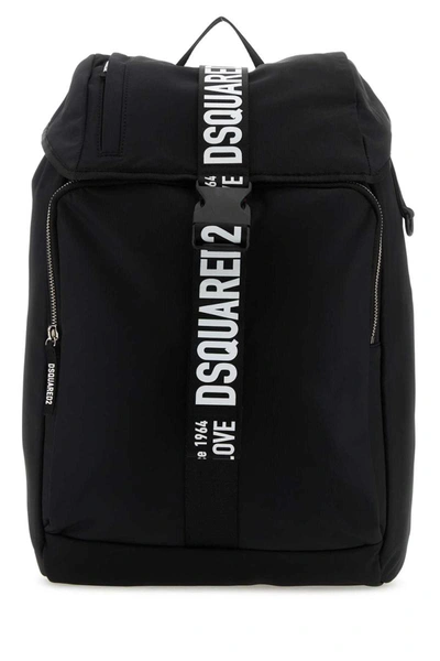 Shop Dsquared2 Dsquared Backpacks In Black