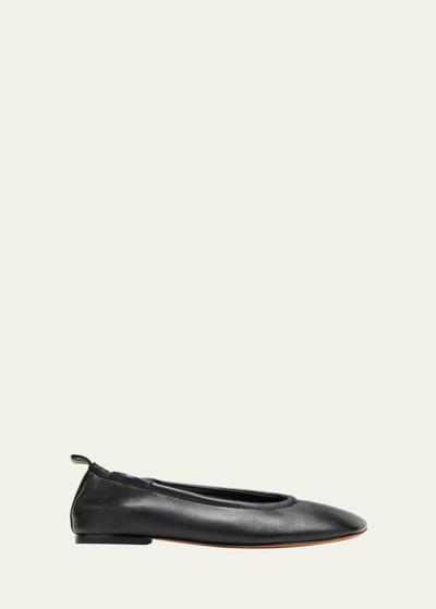 Shop 3.1 Phillip Lim / フィリップ リム Id Stretch Leather Ballerina Flats In Black