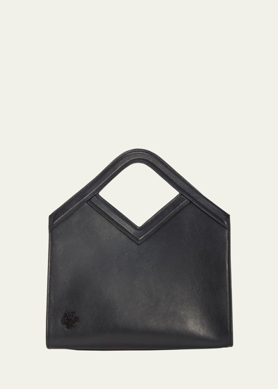 Shop Altuzarra Small Calf Leather Tote Bag In 000001 Black