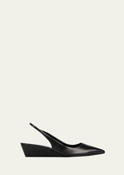 Shop Pierre Hardy Amber Slingback Demi-wedge Sandals In Black
