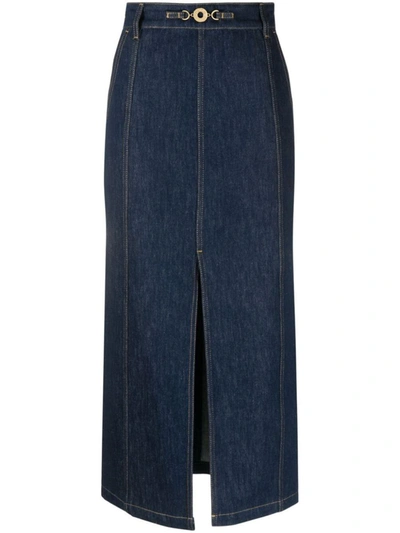 Shop Patou Skirt Clothing In Blue