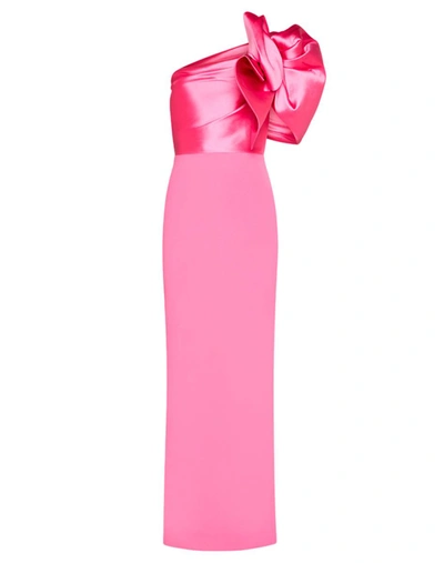 Shop Solace London Long Dresses In Rose