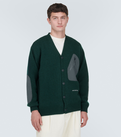 Shop And Wander Wool Cardigan In Green