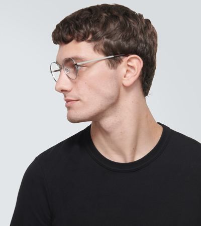 Dior Aviator-brille Diamondo R3u In Grey