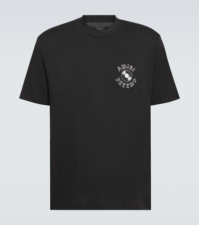 Shop Amiri X Dj Premier Cotton Jersey T-shirt In Black