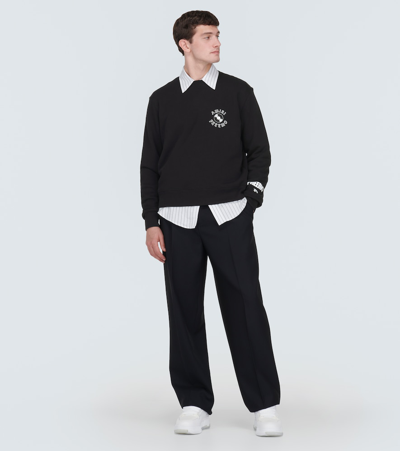Amiri X Premier Records Cotton Graphic Sweatshirt In Black