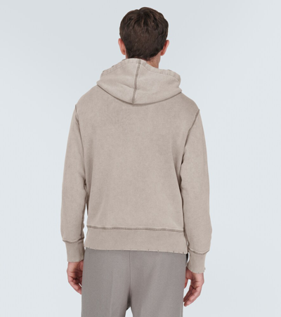 Ami Alexandre Mattiussi Tonal Adc Hoodie In Beige