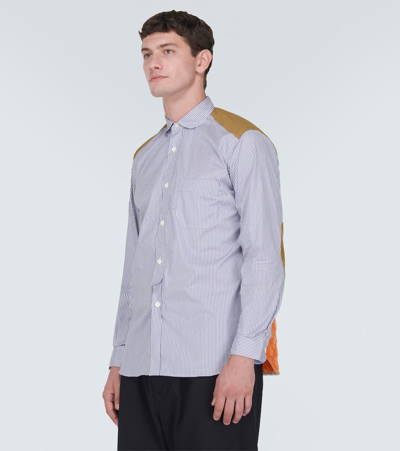 Junya Watanabe Hemd Aus Einem Baumwollgemisch In Multicoloured