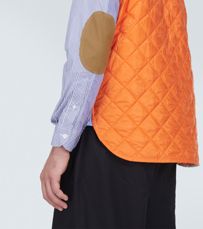 Junya Watanabe Hemd Aus Einem Baumwollgemisch In Multicoloured