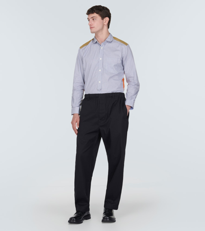 Junya Watanabe Hemd Aus Einem Baumwollgemisch In Multicoloured