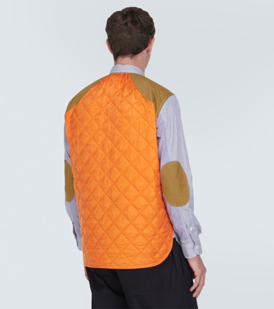 Junya Watanabe Hemd Aus Einem Baumwollgemisch In Multicoloured